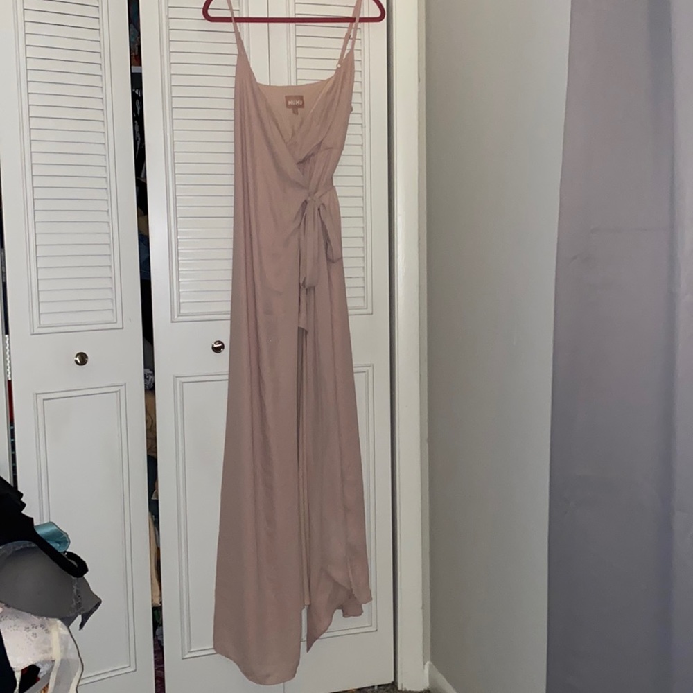 Show Me Your MuMu: Liz Maxi Dress Color: Pink/Dusty Blush